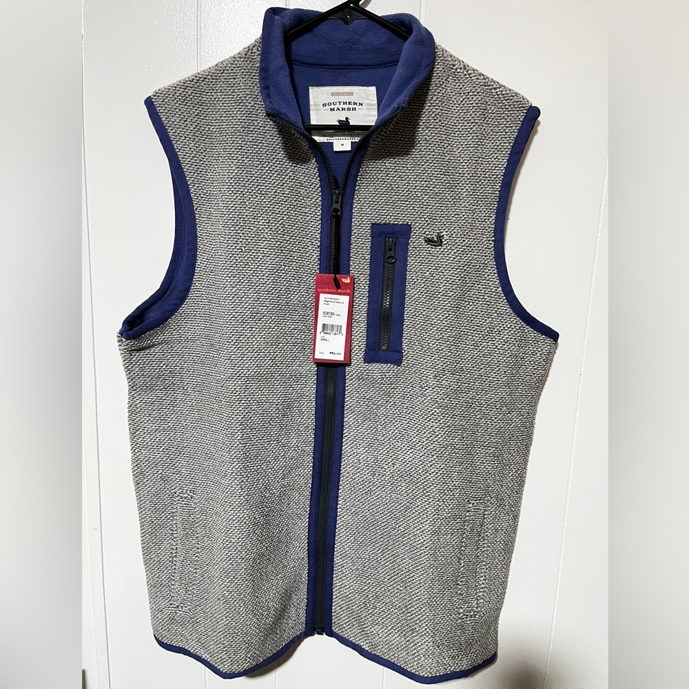 Southern Marsh Highland Alpaca Vest – Light Gray (Size Small)